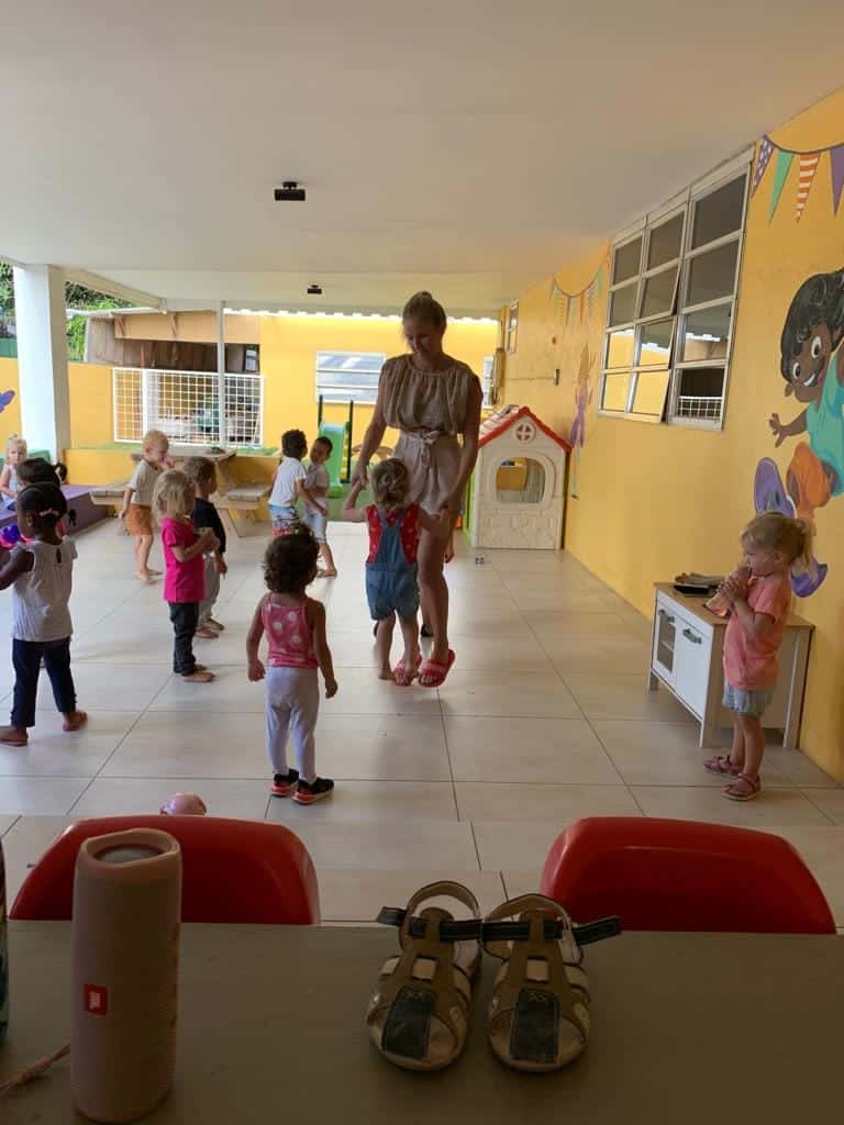 Working at a daycare center on curacao