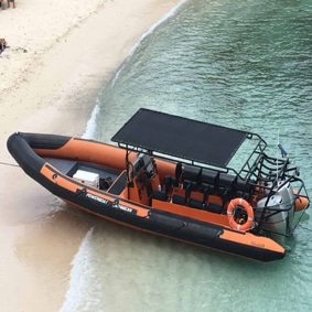 Ribboot van Powerboat Caribbean