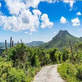 Uitzicht op de Christoffelberg