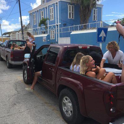 Dagtripje stagiaire Curacao